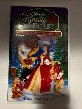 Disney Beauty and the Beast: The Enchanted Christmas VHS (Clamshell)
